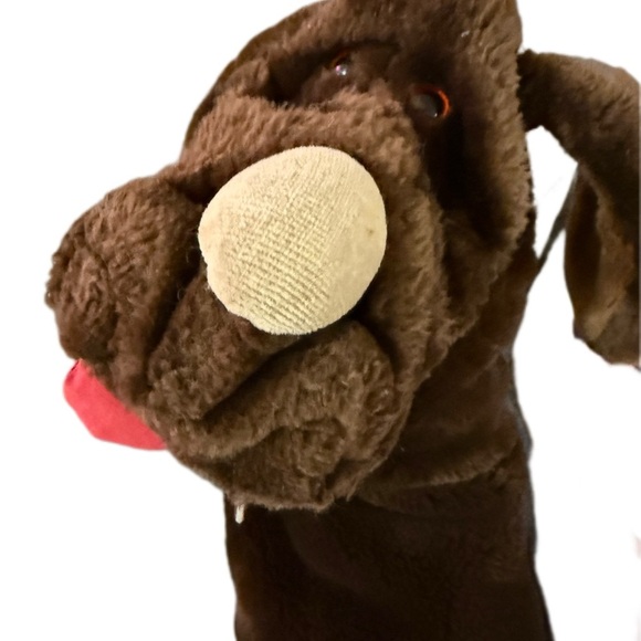 Vintage 1984 Wrinkles Dog Puppet by Ganz Bros Original Dog Tag - Picture 5 of 5